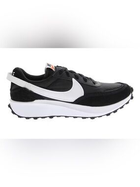 Nike Black and White Swoosh Retro Runner